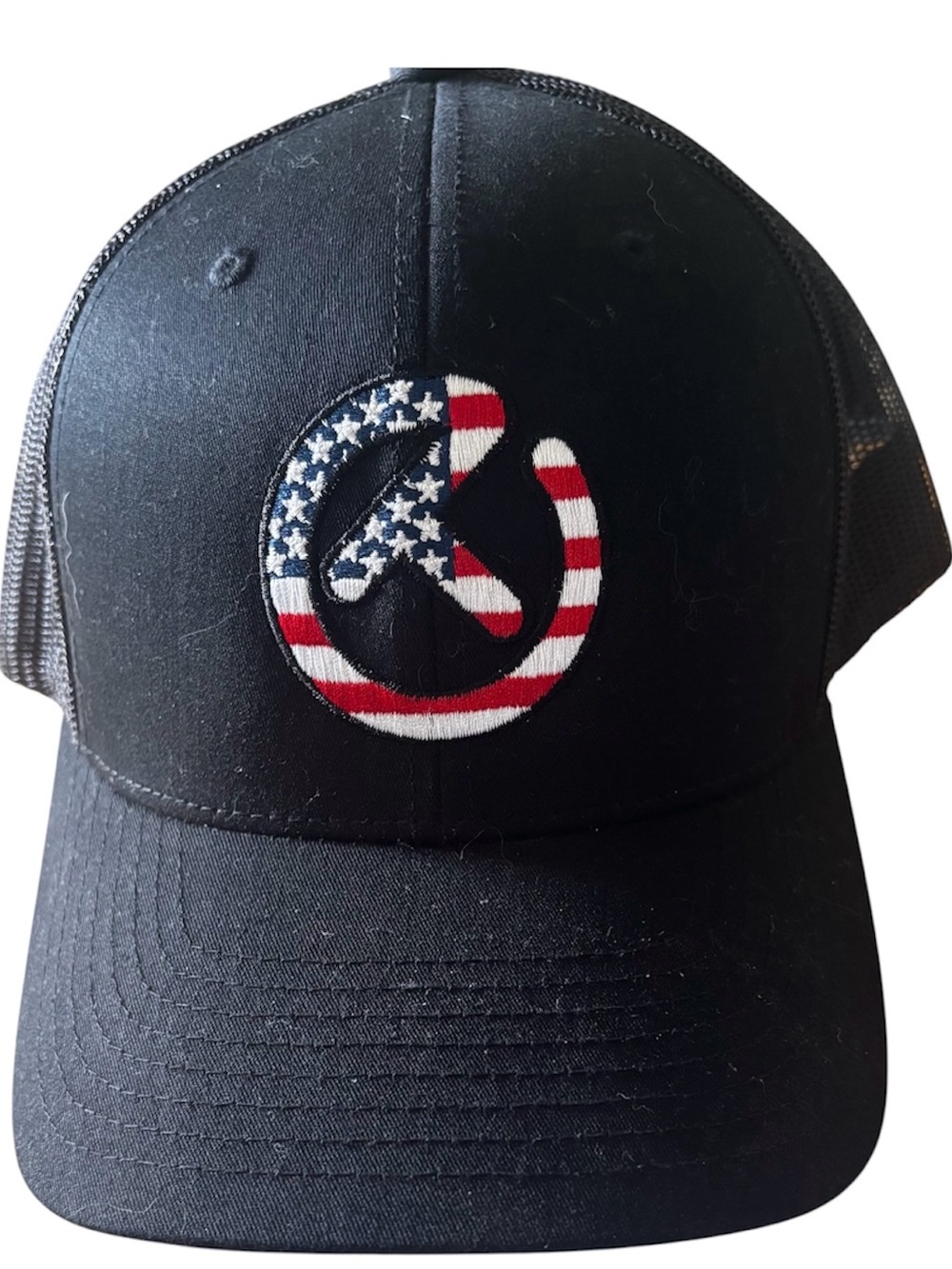 SCOTTY CAMERON GALLERY Circle T USA Trucker Golf Hat Black Red White Blue Flag